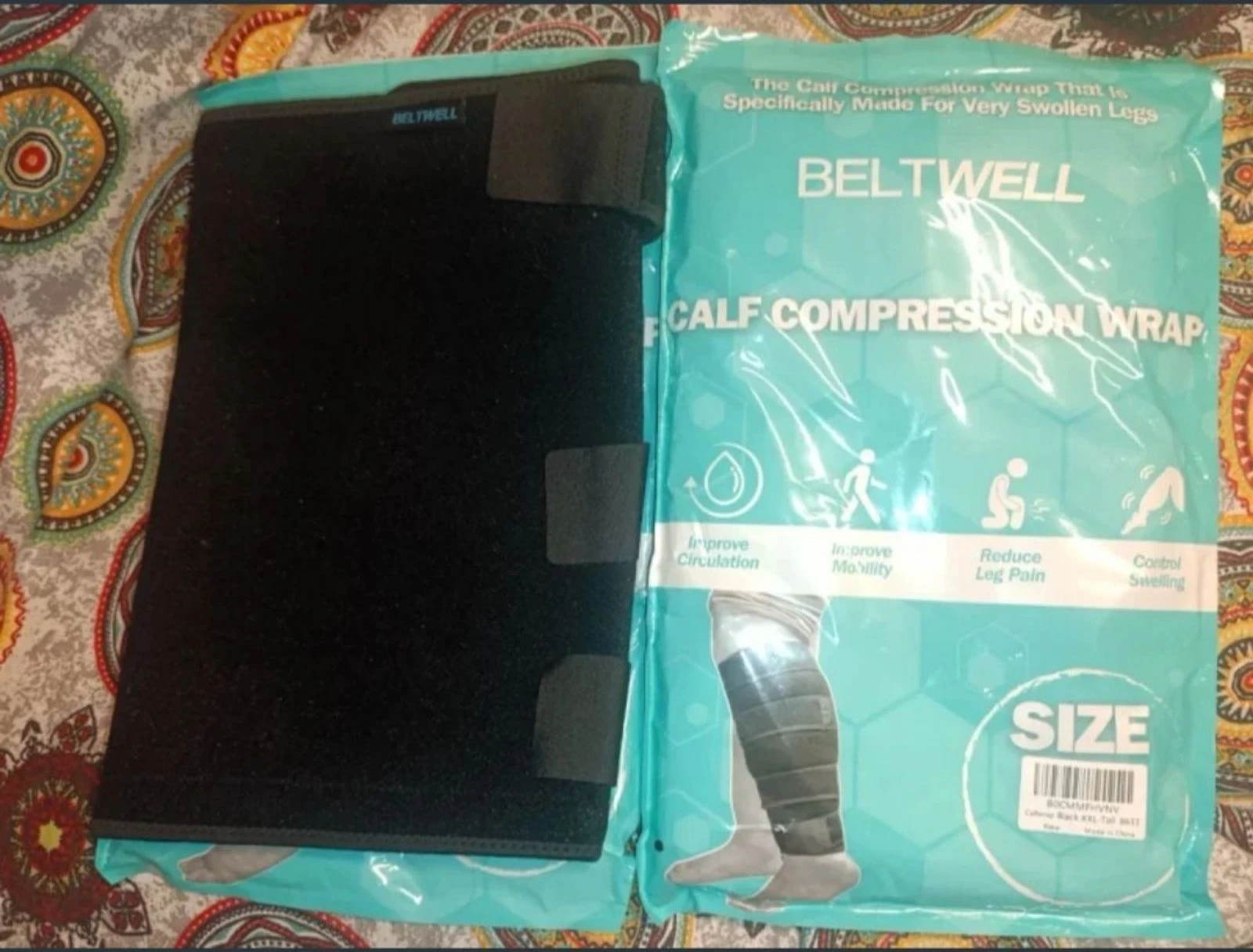 Vendaje compresion Betwell pantorrilla 2XL